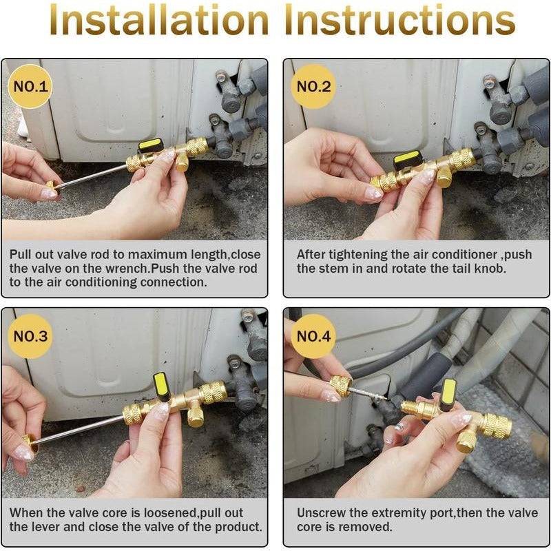 AC Valve Core Remover Installer Tool