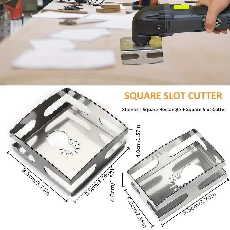 2 Packs Square Slot Cutter Compatible