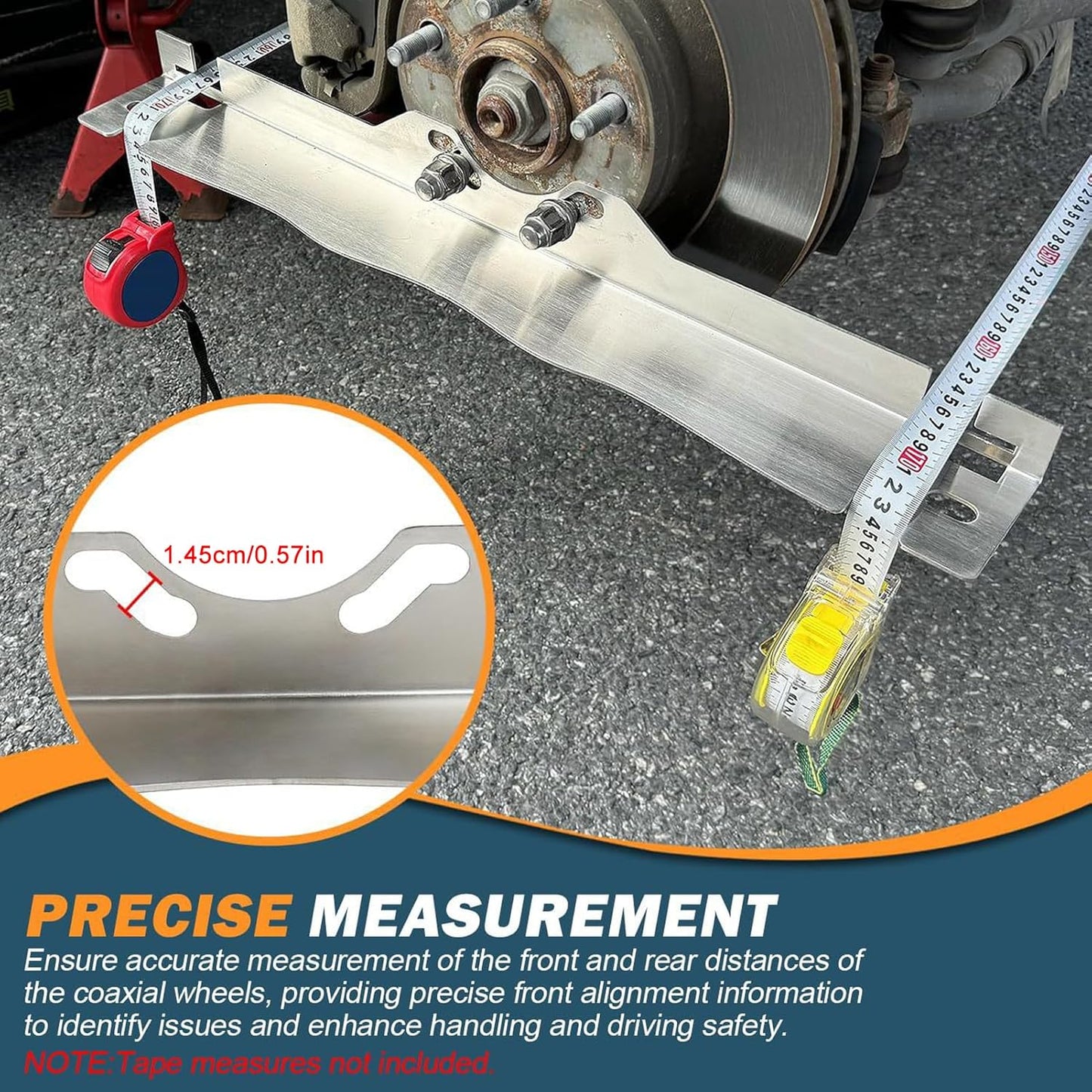 Heavy Duty Stainless Steel Wheel Alignment Tool Plate