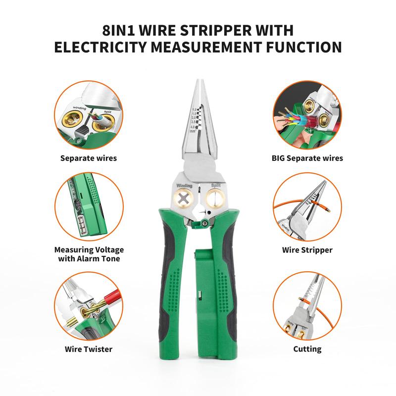 8 in 1 Wire Stripping Pliers