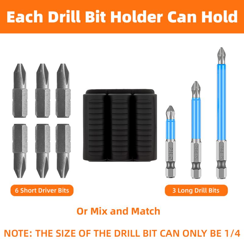 Universal Self-Adhesive Drill Bit Gripper