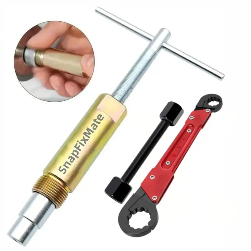 3PCS Plumbing Tool Kit with Angle Stop Wrench & Sleeve Puller