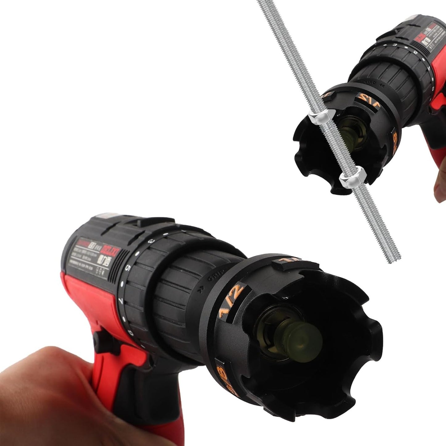 Aluminum Alloy Nut Zipper Drill Attachment