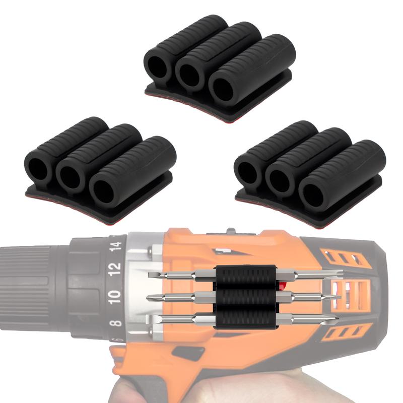 Universal Self-Adhesive Drill Bit Gripper