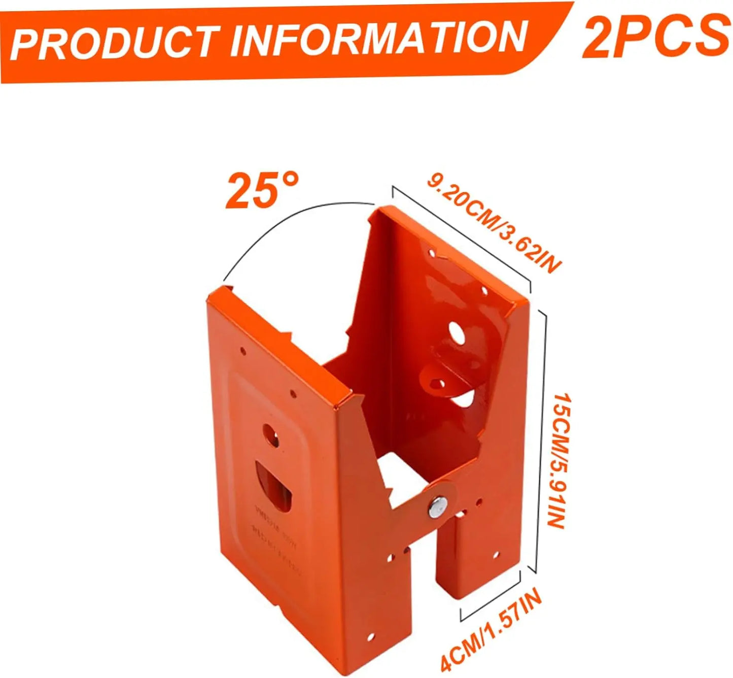 2PCS Heavy Duty Sawhorse Brackets with Clamp
