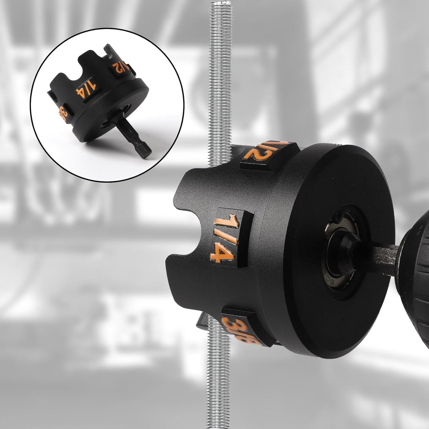 Aluminum Alloy Nut Zipper Drill Attachment