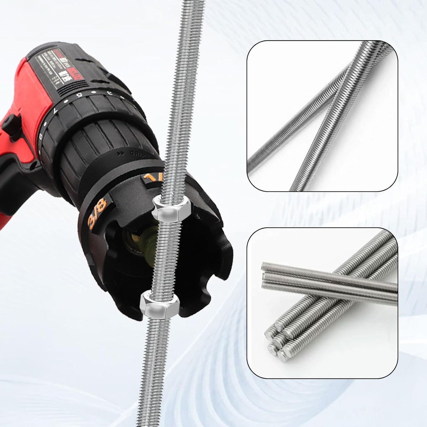 Aluminum Alloy Nut Zipper Drill Attachment