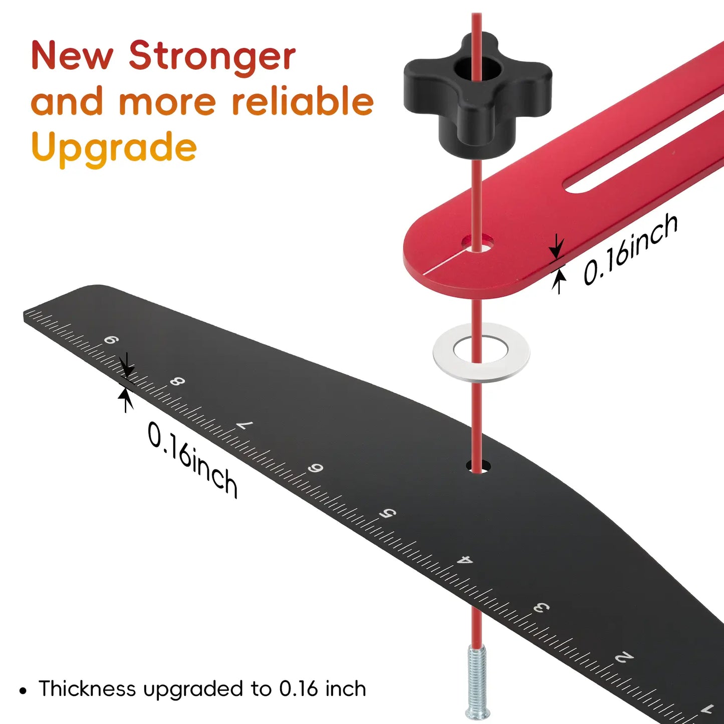 Adjustable Stair Tread Template Tool