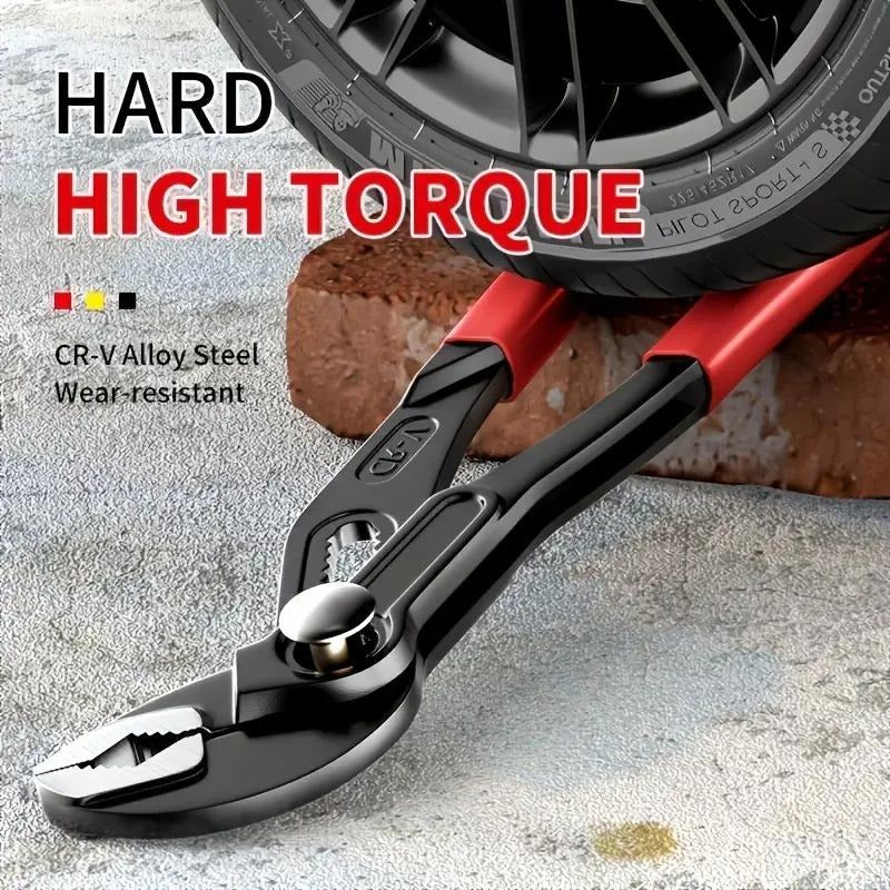 Quick Release Pump Pliers Set, Adjustable Metal Pipe Clamp