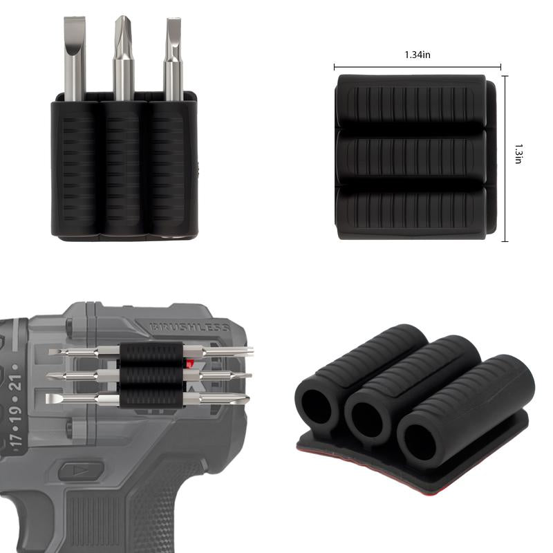 Universal Self-Adhesive Drill Bit Gripper