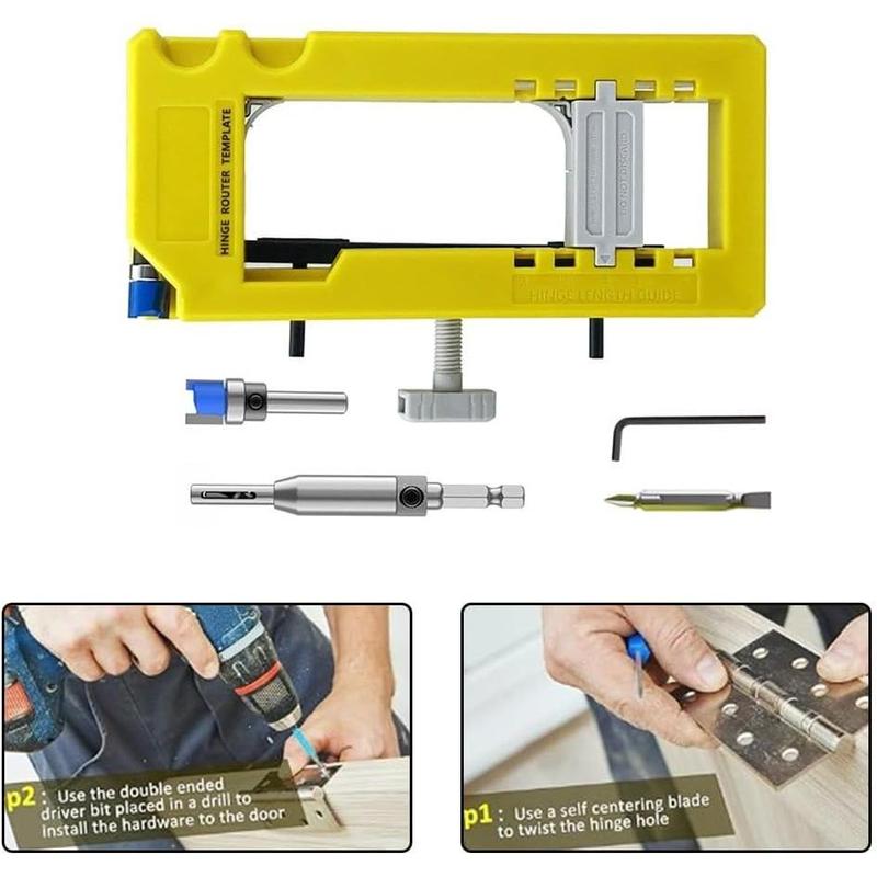 Door Hinge Jig, Hinge Installation Kit