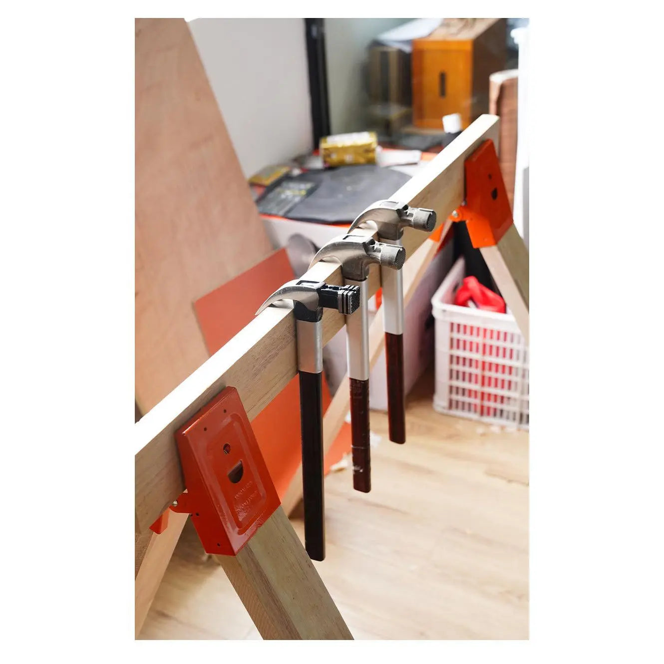 2PCS Heavy Duty Sawhorse Brackets with Clamp