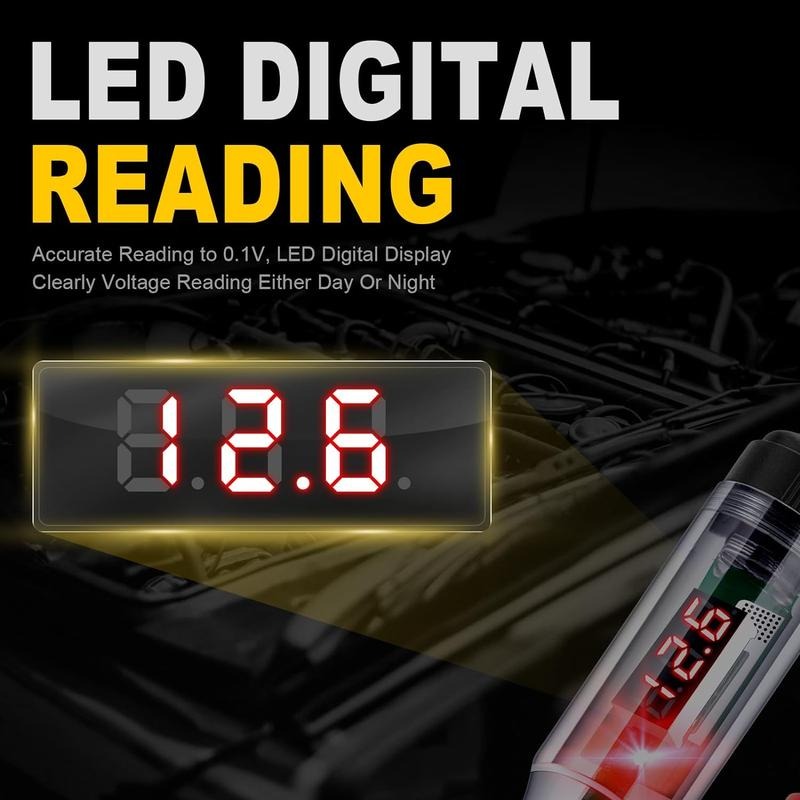 Automotive 5V-90V Digital LED Circuit Tester